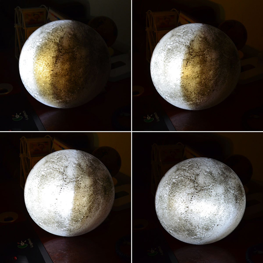 Moon Phases Led Wall Light Giftthegalaxy Com The Best Gifts In Moon Phases Led Wall Light