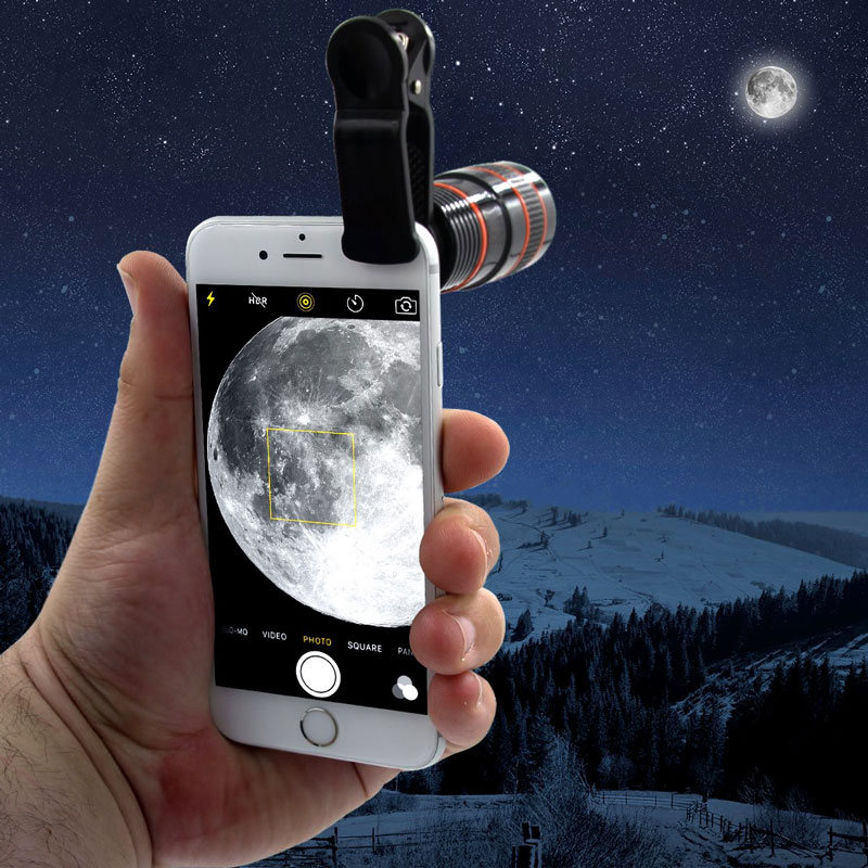 scannen helikopter Op grote schaal 12x Zoom Mobile Phone Telescope - GiftTheGalaxy.com - The Best Gifts in the  Galaxy!